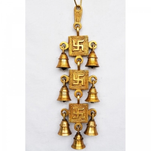 luxurious & traditional brass metal hand made bell