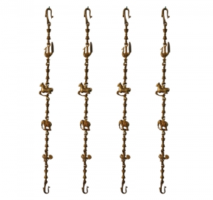 Swing chain with animal figure brass metal made