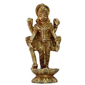 Lord Vishnu Sculpture Made of Brass By Aakrati