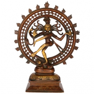 Metal Made Antique Natraj Statue in Antique Finish 