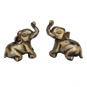 Elephant Pair metal made decorative gift