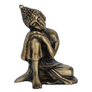 Lord Buddha Decorative Showpice In Brass