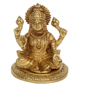 Goddess Laxmi Brass Figure 