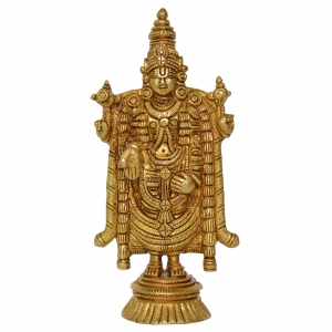 Tirupati Bala Ji Antique Finish Brass Statue