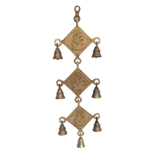Religious symbol wind chims hanging bells