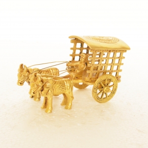 Bullock Cart of Brass - Table decor - Showpiece - Gift - Decorative - Home Decor