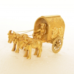 Bullock Cart of Brass