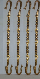 Brass Metal Swing chain set Flowers Design