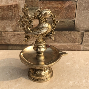 Oil Deepak- Handcrafted & Traditionally Designed Brass Diya, Diwali Diya, Deepak For Pooja, Temple Decor