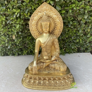 Buddha table top brass made decorative figure statue