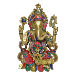 Brass Ganesh Statue , Brass Ganesha Idol,Lord Ganesha Statue, Ganesha Statue, Brass Elephant God, Good Luck God, Vinayaka Statue, home decor