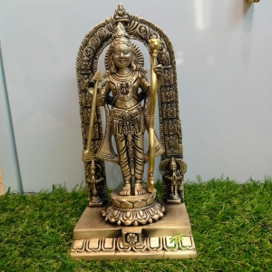 Brass Ram Lalla Statue with Antique Lacquer  Finish |Religious idols| |Brass Idols| |Ram Lalla| |Home decor| 