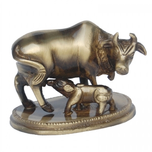 Cow & Calf for decoration, gift & Temple