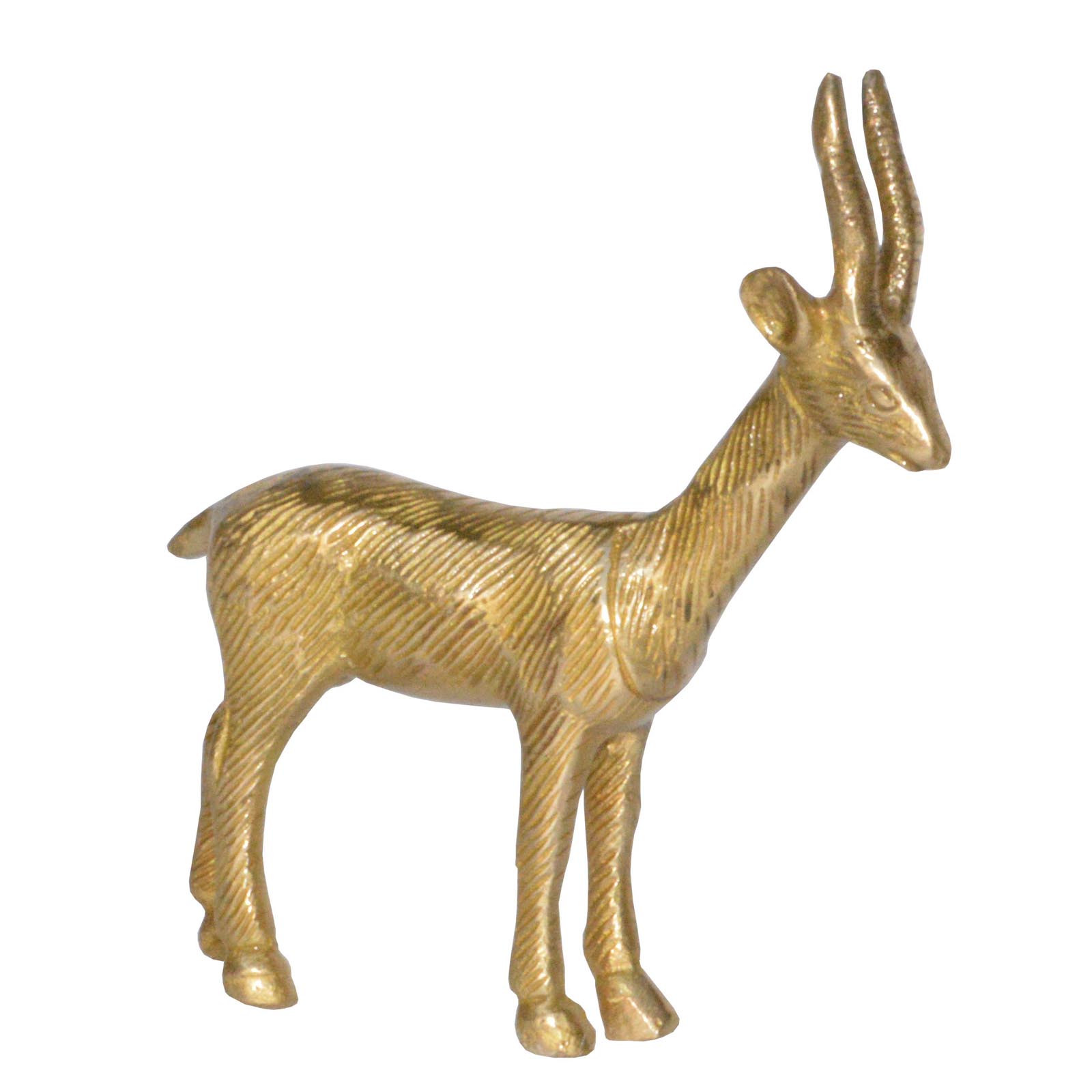 Export quality handmade indian handicraft metal Animal Figurine Brass  Statue of Deer House warming Sculpture Showpiece Table Decor and Gift  figure for all - Buy Animal Figurines Online