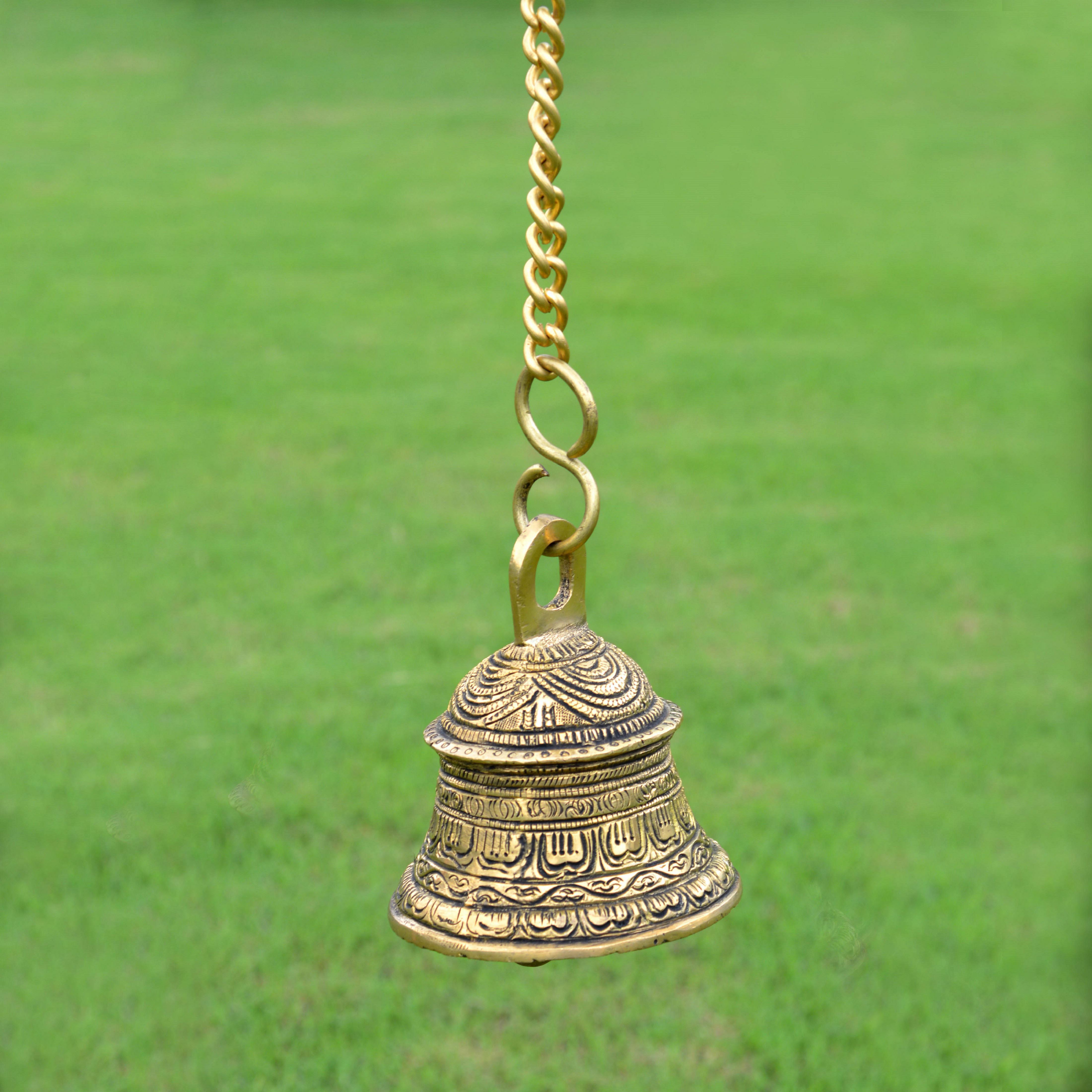 Brass hanging metal bells for religious and decor or gift use - Buy ...