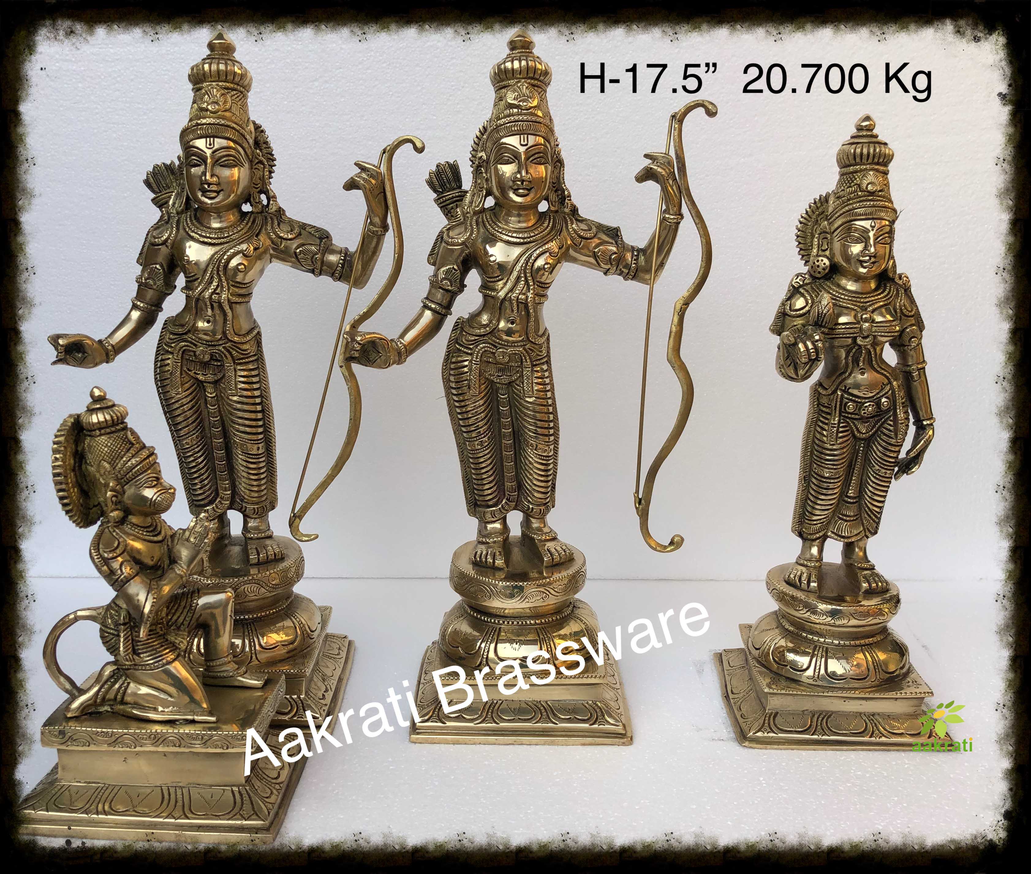 Ram Darbar Brass Statue/idol, Indian Brass Art