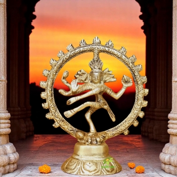 Dancing Shiva ( Natraj ) Statue of Brass Statue metal handicraft gift