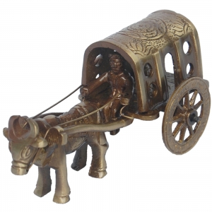 Brassware Horse Cart For Home Decor 