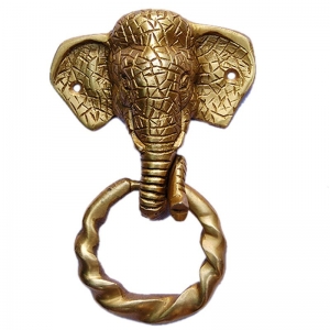 Brass Door Knocker of Elephant By Aakrati