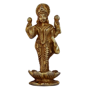 Goddess Lakshmi Sculpture of Brass By Aakrati