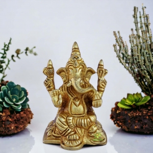 Aakrati-Lord Ganesha Brass Statue