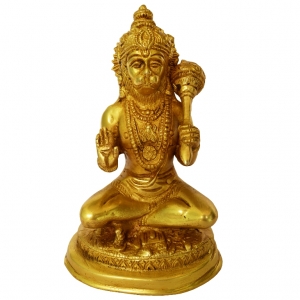 Lord Hanuman Sitting Statue 