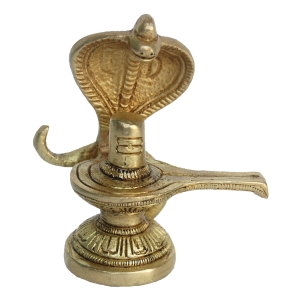 Shiva Linga Religious Brass Statue