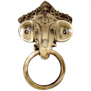 Designer Brass Elephnat Royal Door Knocker