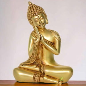 Buddha symbol of piece Brass metal Statue