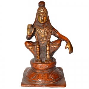Lord Ayyappa idol Brass Statue By Aakrati