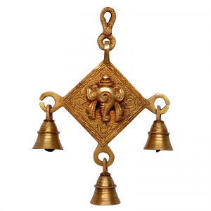 Metal Shankh Wall Hanging of Religious Symbol