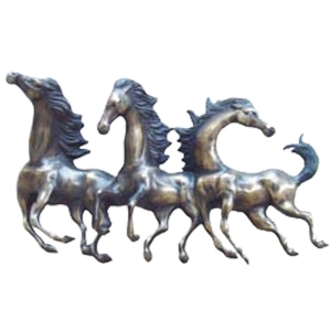 Brass made Horse Family Statue
