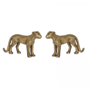 Brass Made Pair of Animal Statue Decorative  for Hotel and Home Decoration Unique for Table Decoration and Gifting