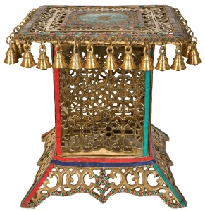 Table/Corner Brass Metal  stool- Antique finish furniture