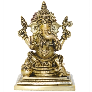 Lord Ganesha- A Decorative Brass Statue for Gift/Decor purpose