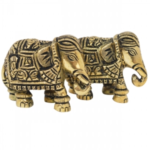 Brass elephant for vashtu and decor- unique gift and craft by Aakrati