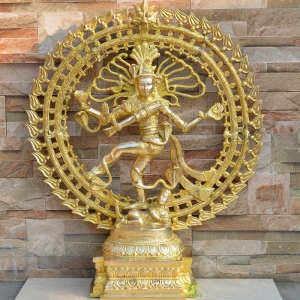 Nataraja Statue, Natraj Statue, Dancing Shiva Statue, 27 Big Size Brass Lord Shiva Natraja Sculpture, Shiv Nataraj Figurine, lord of Dance.
