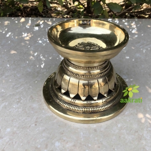 Bowl, diya candle holder, table decor showpiece unique gift of brass by Ashopi