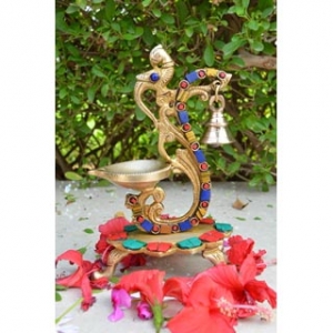 Brass Diya Indian Diwali Oil Lamp Pooja Light Puja Decorations Mandir Decoration Items Handmade by Aakrati