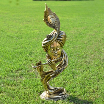 Modern Krishna statue 52 cm Bhagwan krishna idol home decor Garden decor Murti figure