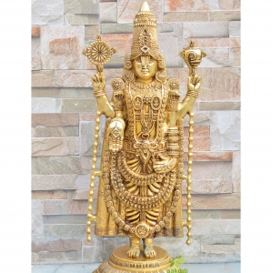 Tirupati Balaji Standing Position, Altar and Gifting for Prosperity. Hindu lord idol