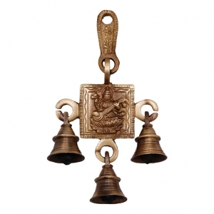 Goddess Lakshmi crafted door hanging bells