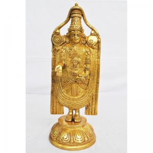 Handicraft murti of lord Balaji for temple having excellent decoration