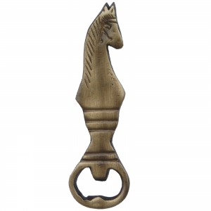 Unique characterful bottle opener made of brass